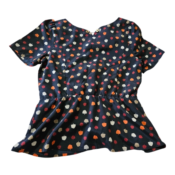 Free Bird fall pumpkin peplum top size small - Picture 2 of 8